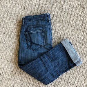 Nordstrom lit LA dark wash denim capri jeans